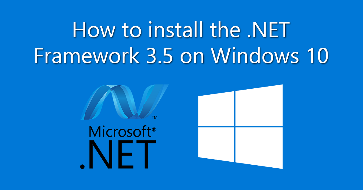 Windows 10 dotnet 3.5 offline installer